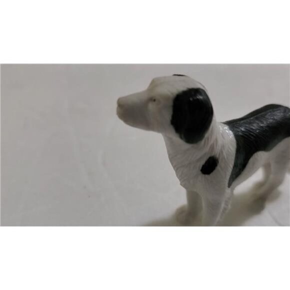 Vintage Black and White Dog Figurine - Picture 2 of 5